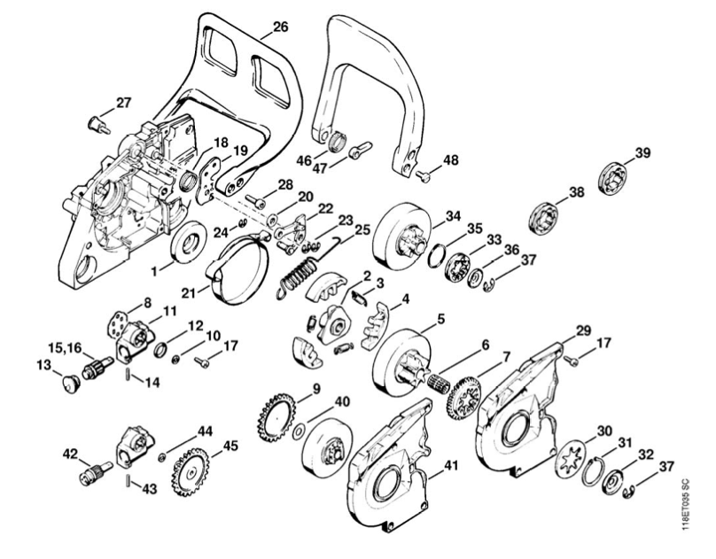 free stihl parts diagram